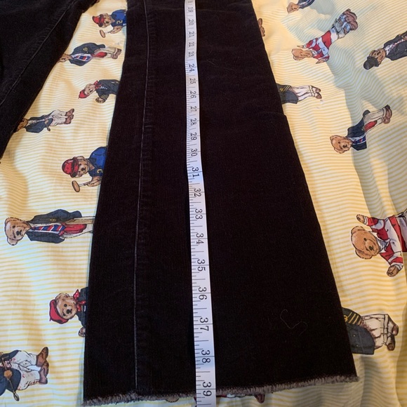 NWOT Vintage Tommy Hilfiger corduroy pants Black, Size 5 - Picture 12 of 16